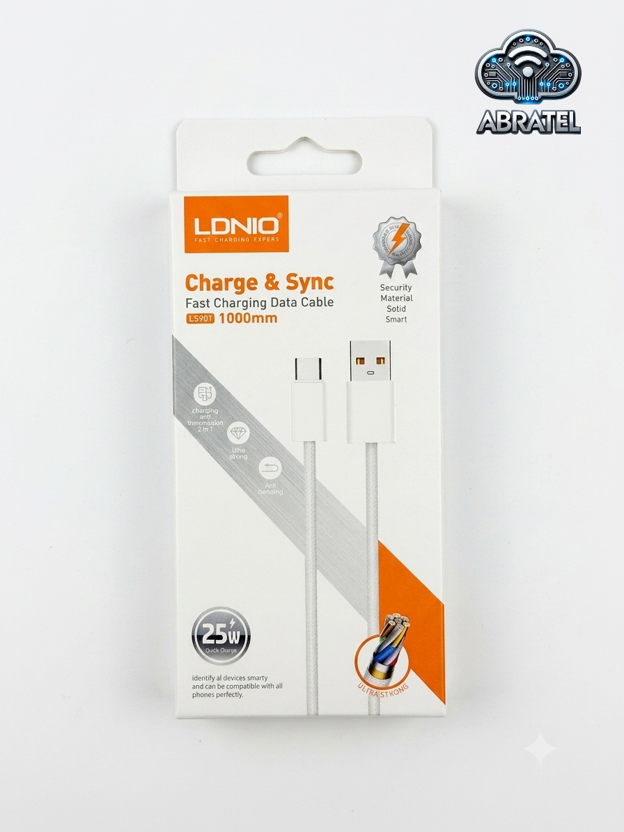 کابل شارژ USB به تایپ C الدینیو LDNIO LS901 فست شارژ