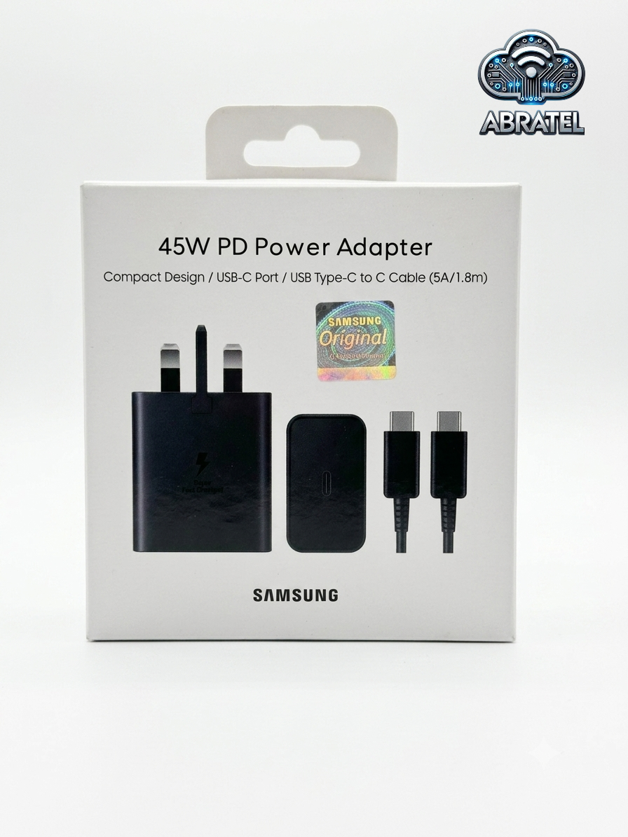 شارژر 45 وات سامسونگ اصل | آداپتور فست شارژ Samsung