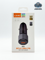 شارژر فندکی LDNIO C510Q 36W PD QC3.0 دو پورت